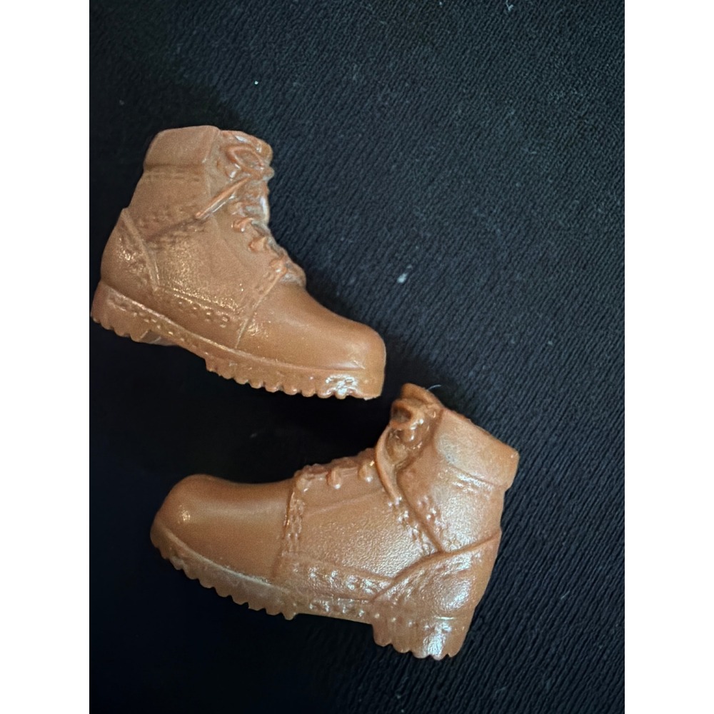 Mattel Barbie Careers Animal Rescue Brown Ankle Doll Boots Replacement Shoes